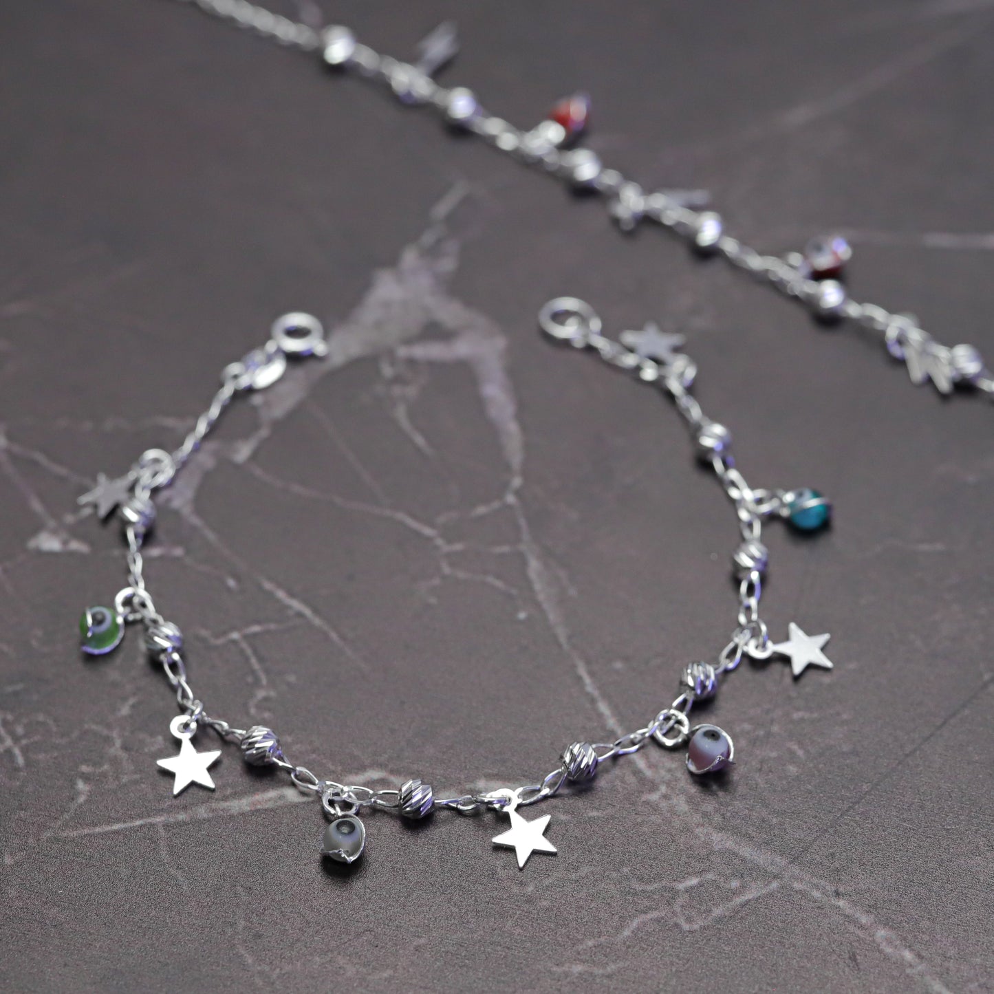 Pulsera con Estrellas y Ojos Turcos