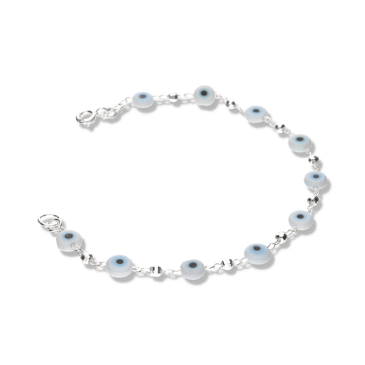 Pulsera de Ojo Turco Blanco