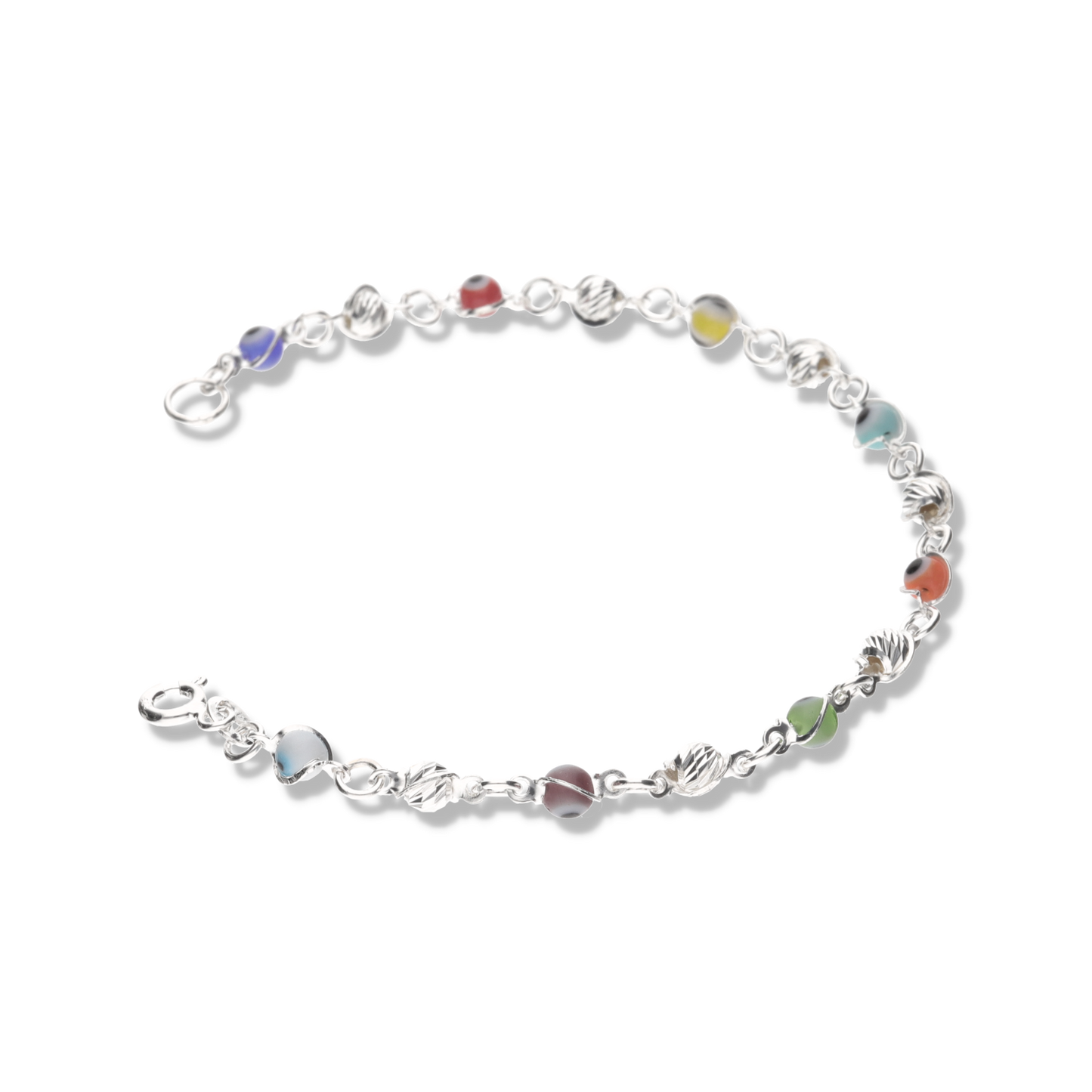 Pulsera de Ojo Turco Multicolor c/Diamantado Slash