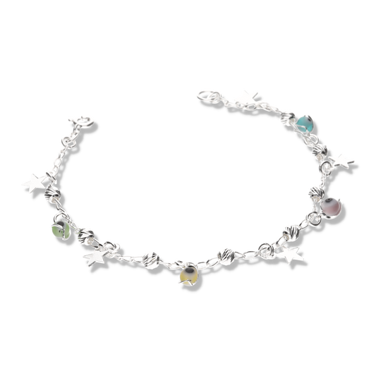 Pulsera con Estrellas y Ojos Turcos